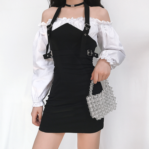 Two-Piece Halter Dress AD10969