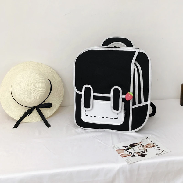 3D Harajuku Look Backpack AD10624