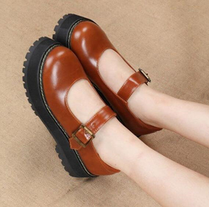 Retro Lolita Platform Shoes AD12029