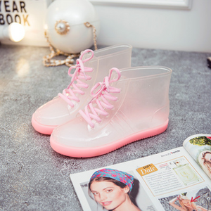 7 Colors Transparent Water Proof Boots AD10156