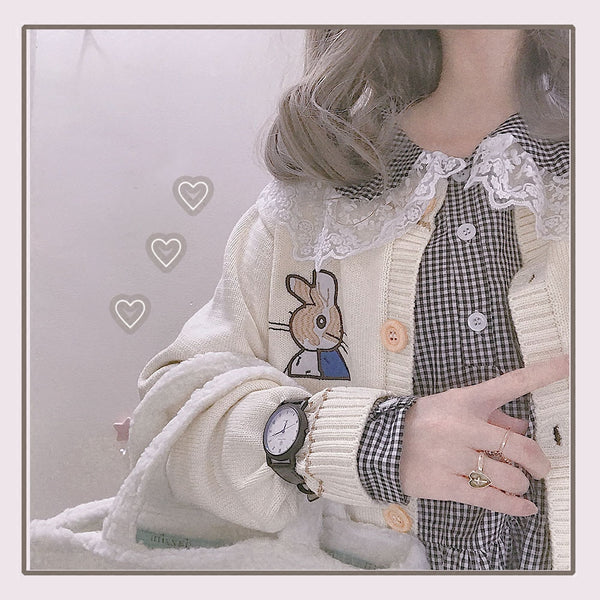 Bunny Knit Cardigan Jacket AD10962