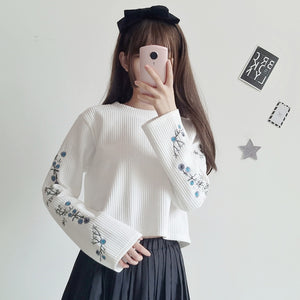 Sweet Embroidered Sweater AD11485