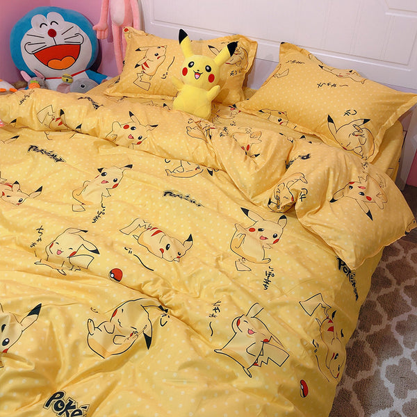 Pokemon Pikachu Bed Sheet Set AD10664