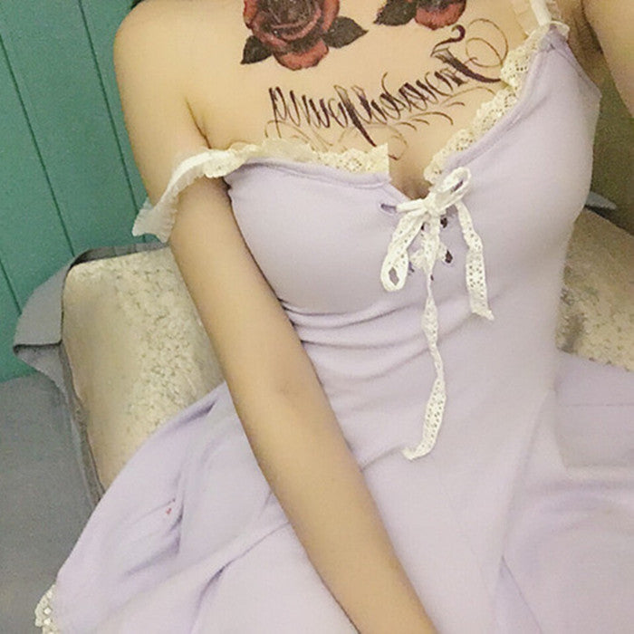 Strappy Flower Dress AD10718