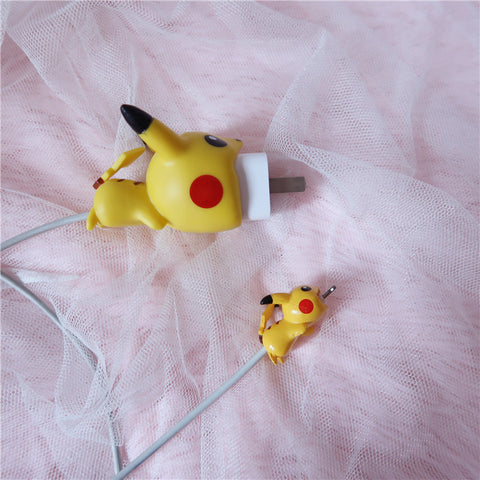 Pikachu Iphone Charger Line Protection Head AD11118