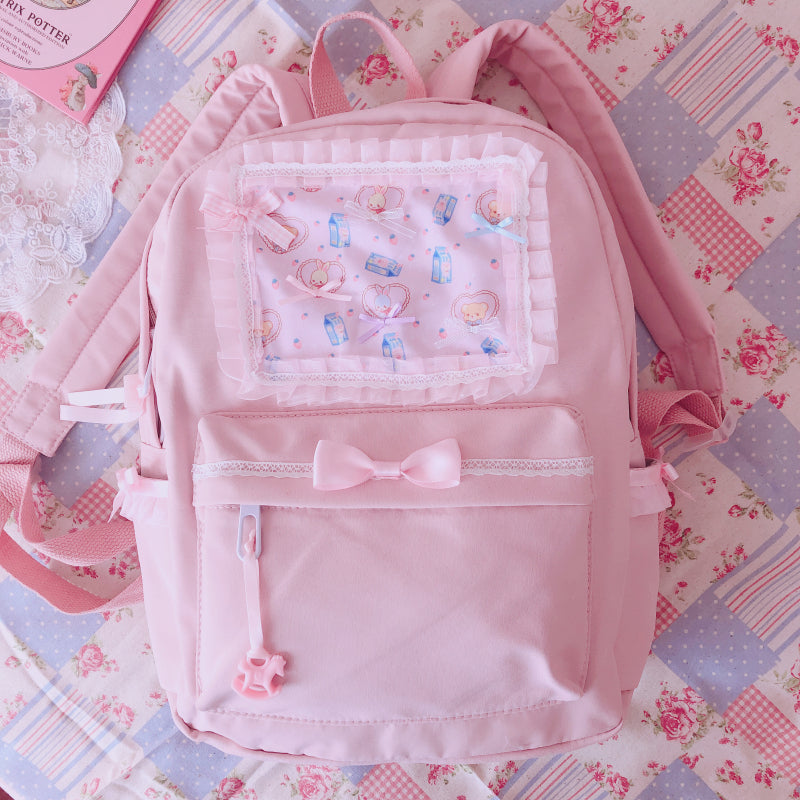 Lolita Pink Lace Backpack AD10958