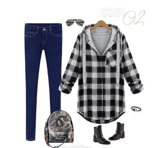 Grid Hooded AD0157