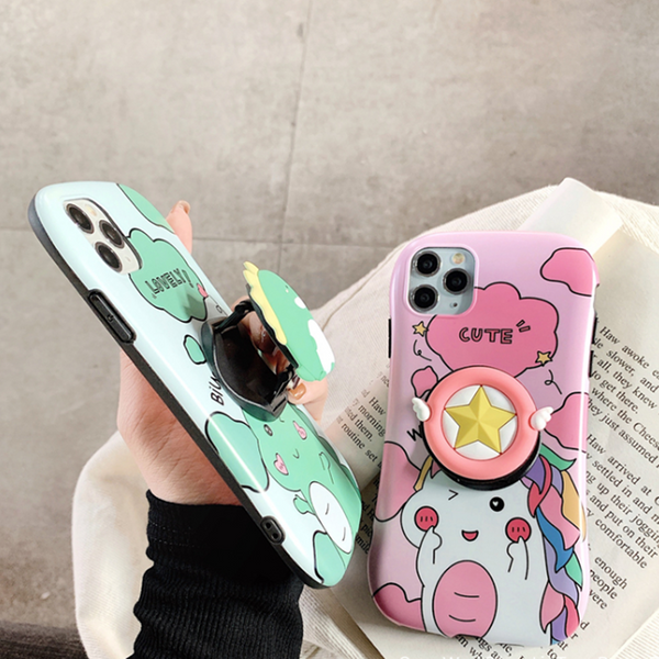 Dinosaur Unicorn Stents Iphone Case AD11051