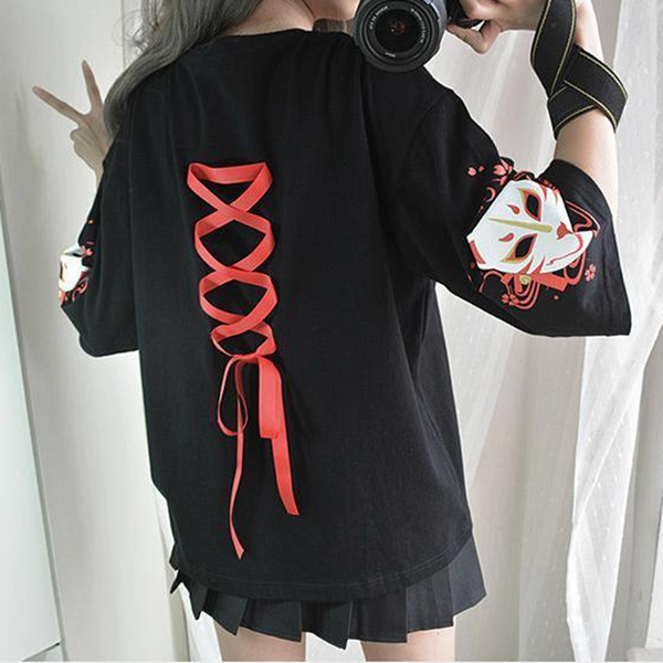 Cute Fox Strappy T-Shirt AD11315