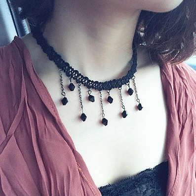 Lace Pendant Necklace AD11096