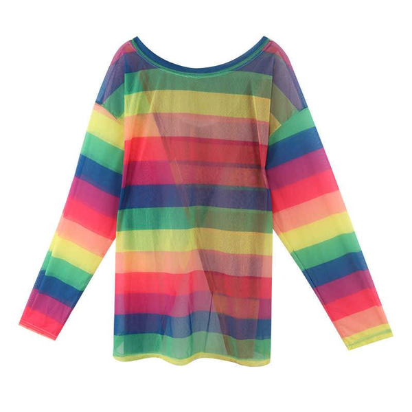 Rainbow Stripe T-shirt AD11896