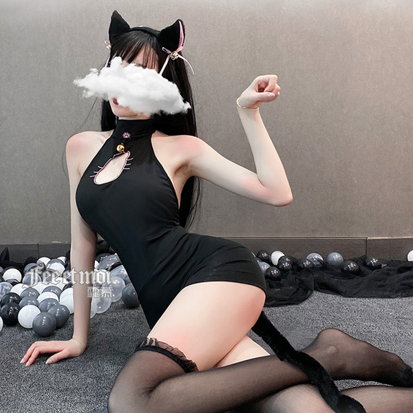 Neko Hollow Out Lingerie Dress AD11314