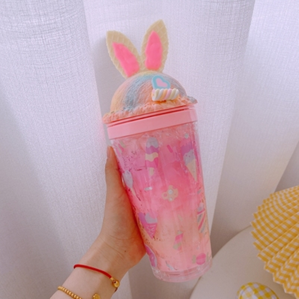 Unicorn Bunny Plastic Cup AD12146