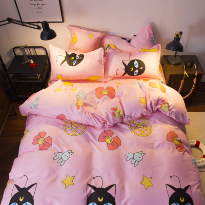 Pink Sailor Moon Luna Bedding Sheet AD10160