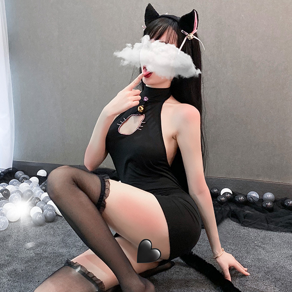 Neko Hollow Out Lingerie Dress AD11314