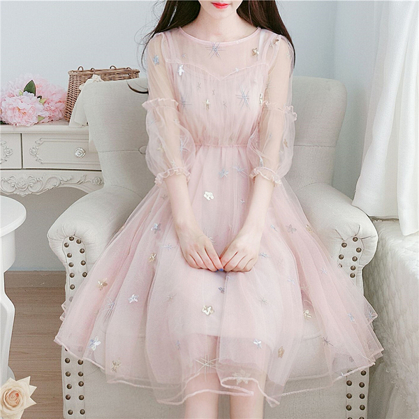 Fairy Gauze Two-Piece Dresses AD10641