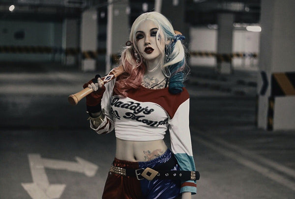 Harley Quinn Curly Wig AD10987