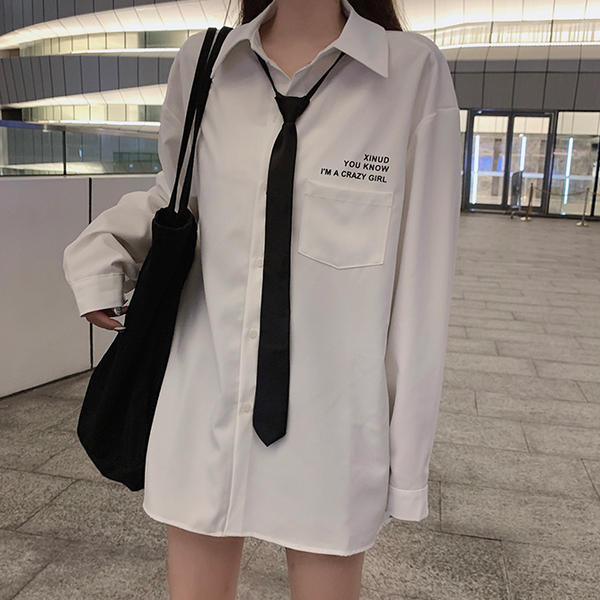 White Shirt + Pleated Skirt Two-Piece AD10800