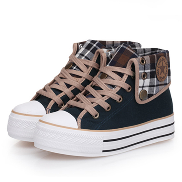 Students Canvas High Shoes AD10192