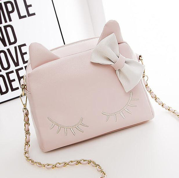 Cute Cat Bowknot Bag AD0297