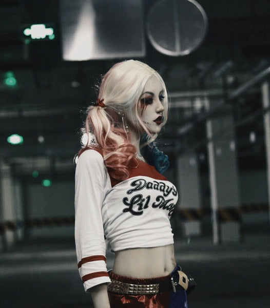 Harley Quinn Curly Wig AD10987