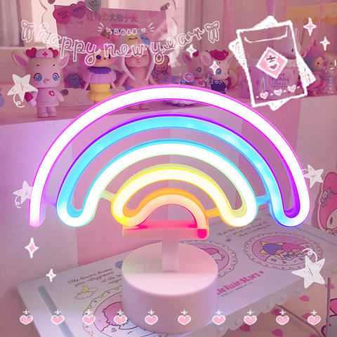 Rainbow Night Light Stand AD11214