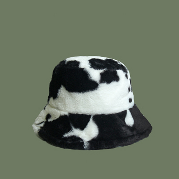 Cow Plush Hat AD12743