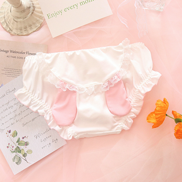Bunny Ears Lace Ruffle Panties AD210003