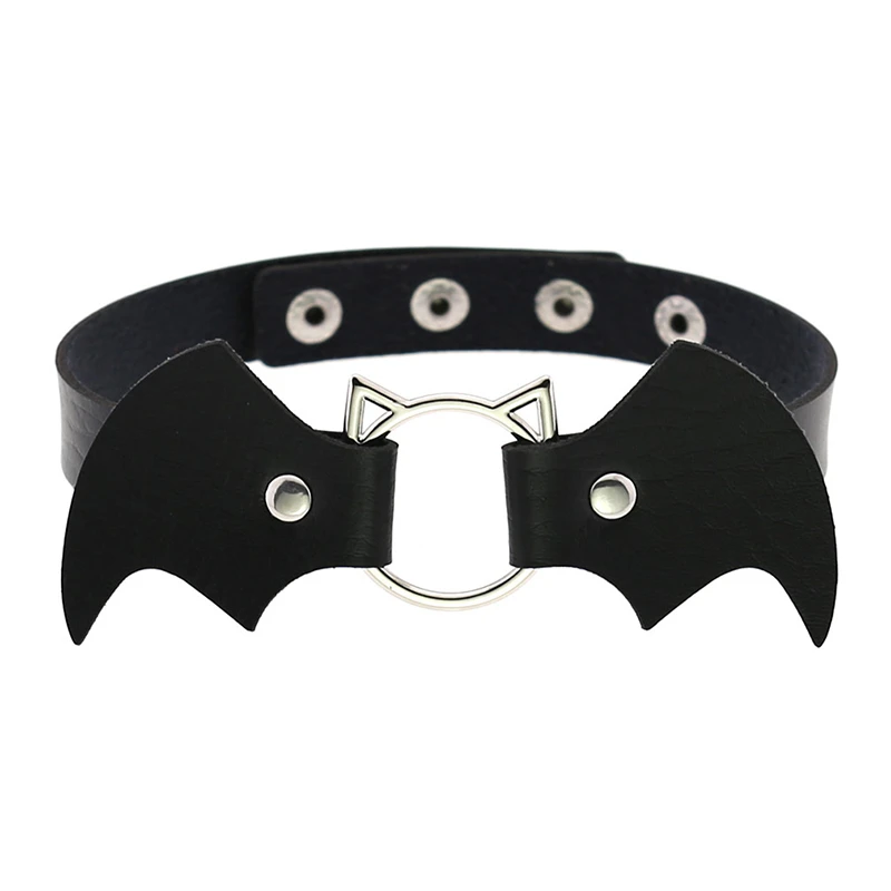 Cat Punk Bat Wings Collar Necklace AD10930