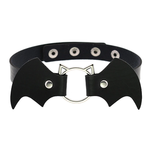 Cat Punk Bat Wings Collar Necklace AD10930