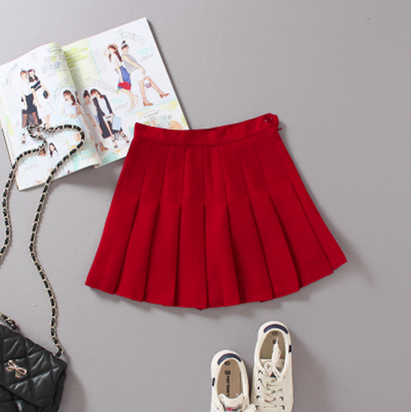 High Waist College Wind Tennis Pleated Skirt AD10098