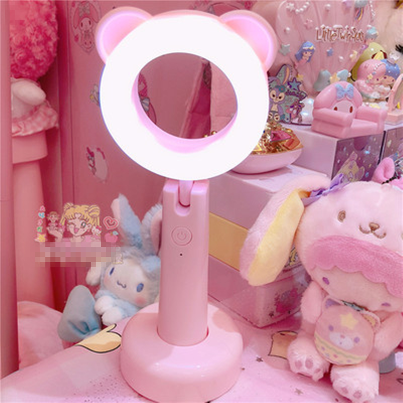 Lovely Pink Animal Bear Rabbit Table Night Light AD11452