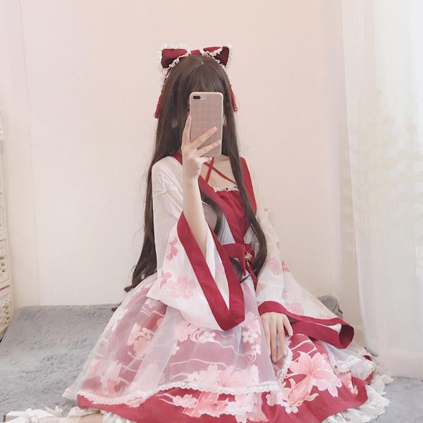 Japanese Ponyo Cosplay Dress AD10003