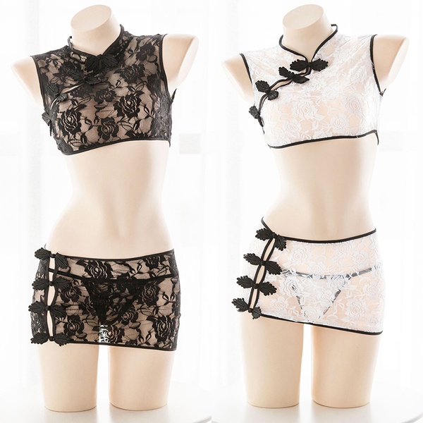 Cheong-Sam 3-Piece Uniform Outfit AD11081