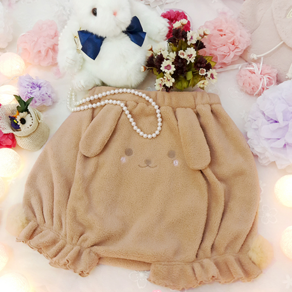 Bunny Plush Shorts AD11255
