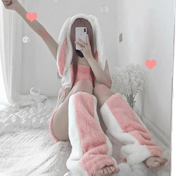 Cute Bunny Lingerie Outfits AD12557