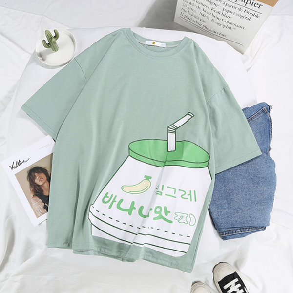 Pink / Green T-shirt AD11427