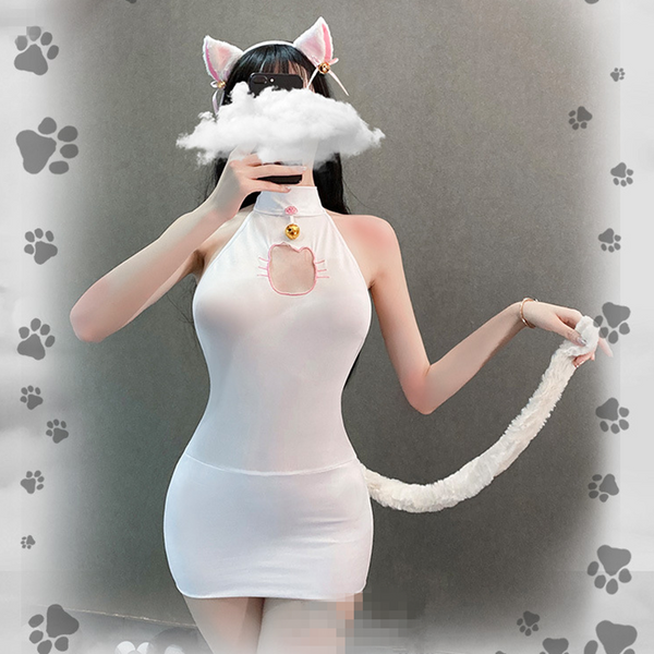 Neko Hollow Out Lingerie Dress AD11314