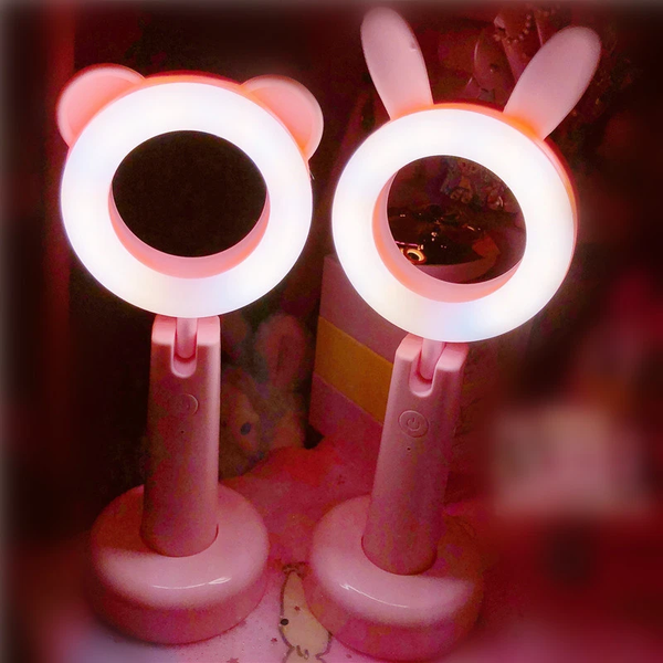 Lovely Pink Animal Bear Rabbit Table Night Light AD11452