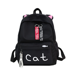 Cat Ear Canvas Backpack AD11784