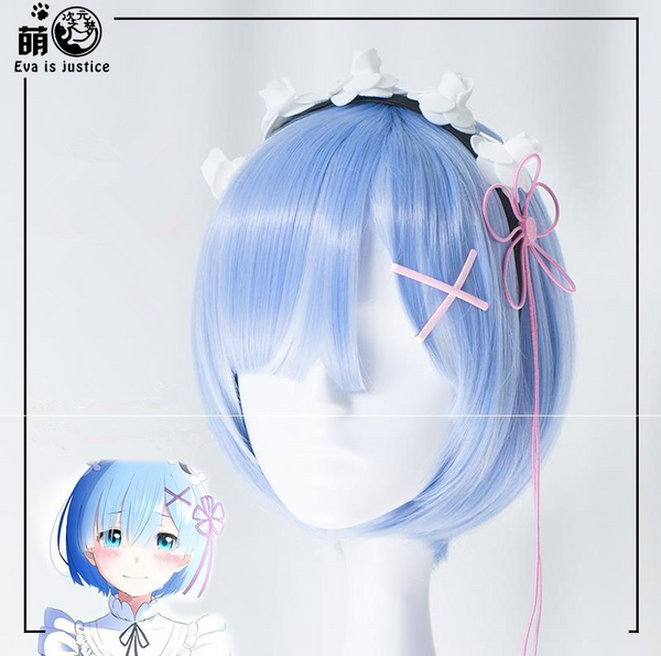 Ram And Rem COS Gradient Wig AD10989