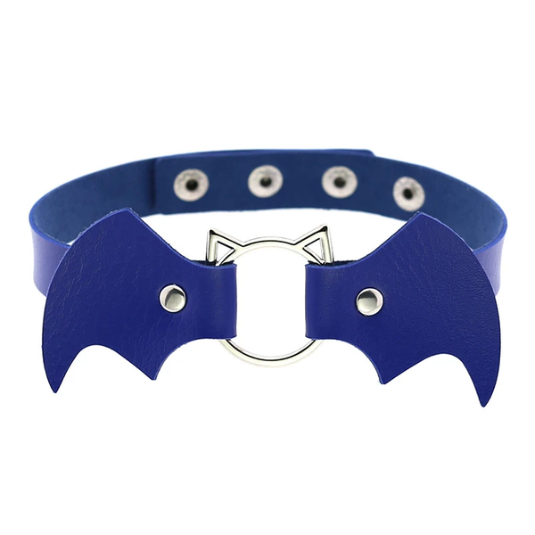 Cat Punk Bat Wings Collar Necklace AD10930