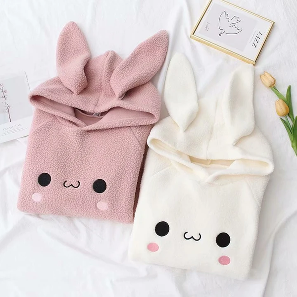 Bunny Hoodie W/ Bag AD12590