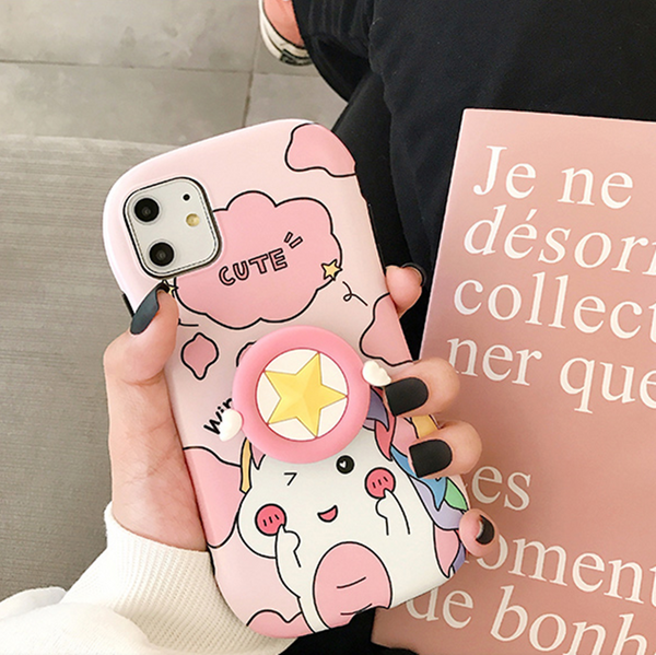 Dinosaur Unicorn Stents Iphone Case AD11051