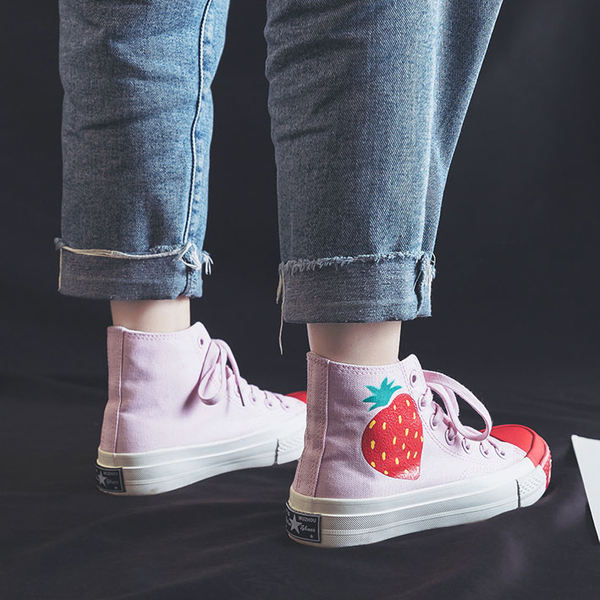Strawberry Canvas Shoes AD11025