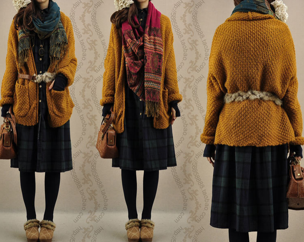 Harajuku Knitted Sweater Cardigan AD10214