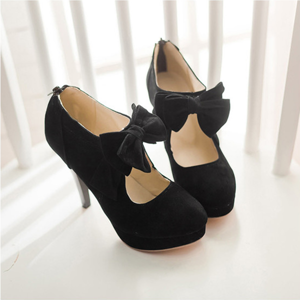 Sweet Bow Heeled Shoes AD0012