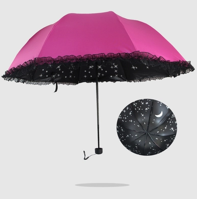 Starry Lace Foldable Umbrella AD10324