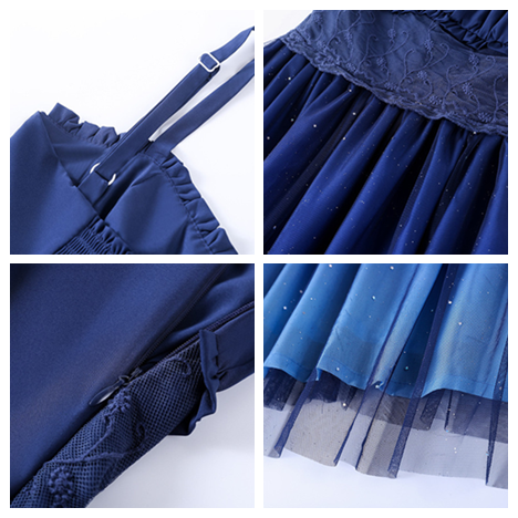 Blue Galaxy Gradient Dress AD0130