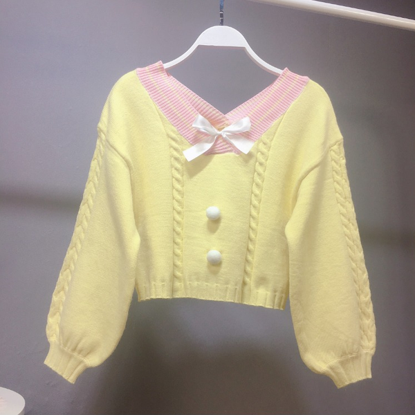 Sweet Bow Sweater AD10212